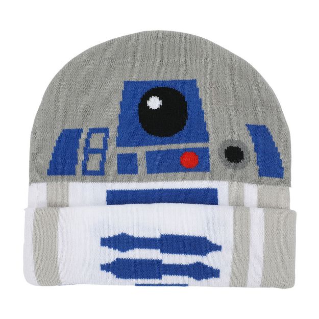 Star Wars - R2-D2 Cuff Beanie (D04)